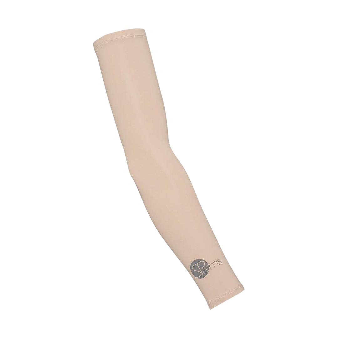 SParms UPF50+ Arm Sleeves (Beige, Pair)