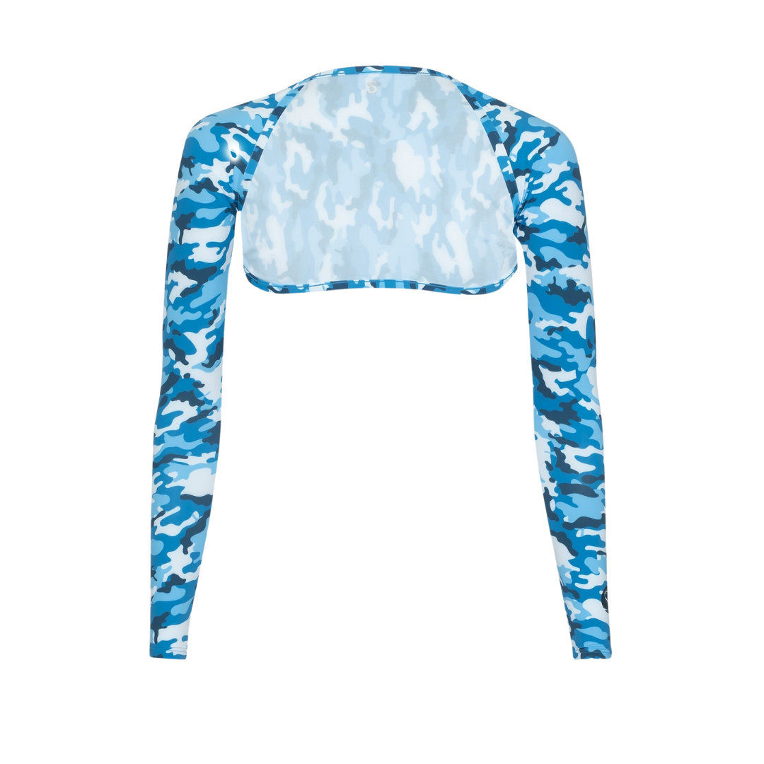 Sparms UPF50+ Shoulder Wrap (Digital Camo Blue)