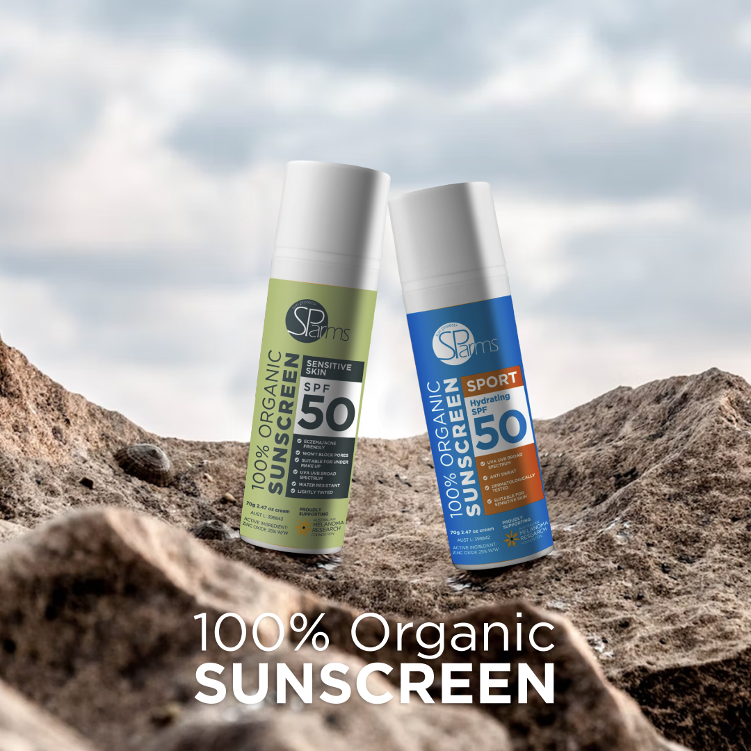 100% Organic Sensitive Skin Sunscreen SPF 50