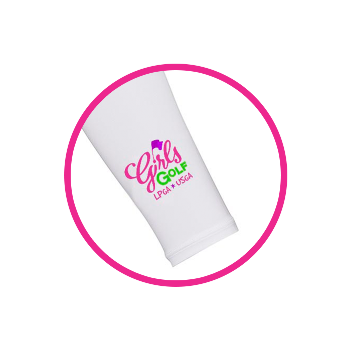 Sparms UPF50+ Arm Sleeves Limited Edition Girl's Golf Custom Logo