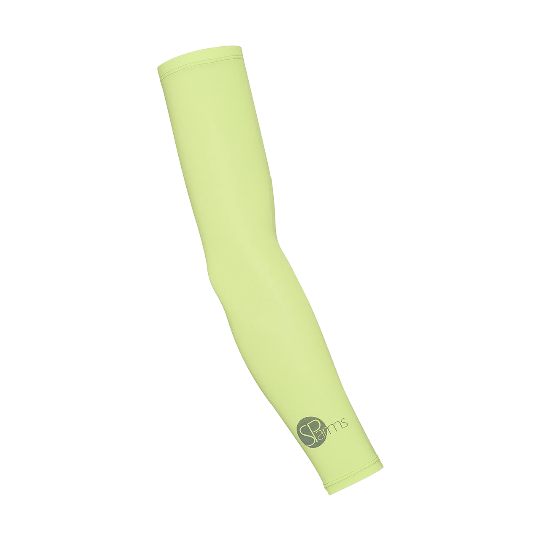 SParms UPF50+ Arm Sleeves (Hi Vis Gree, Pair)