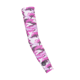 SParms UPF50+ Arm Sleeves (Camo Pink, Pair)