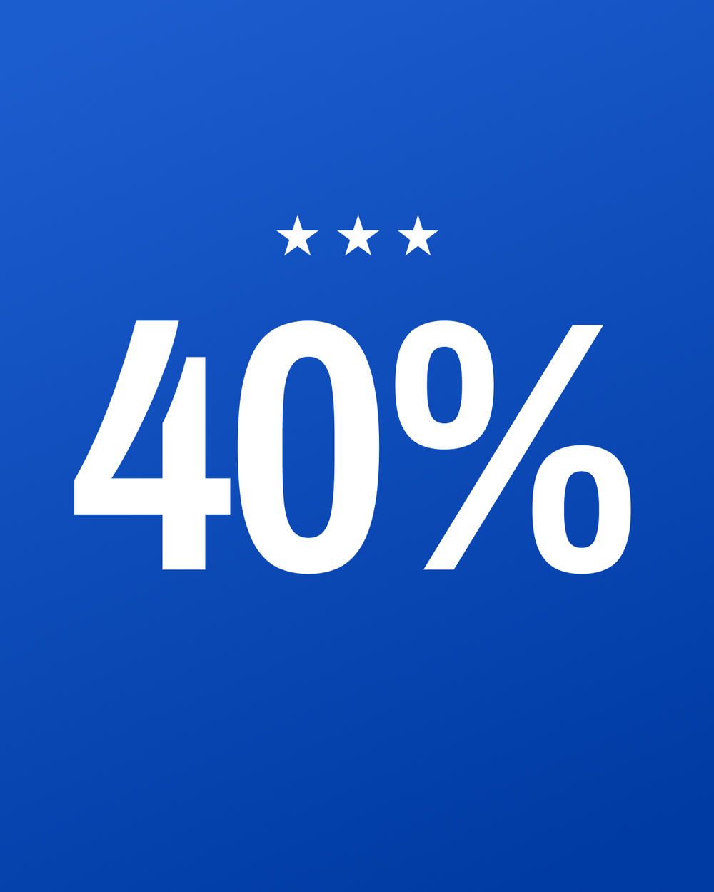 40% off
