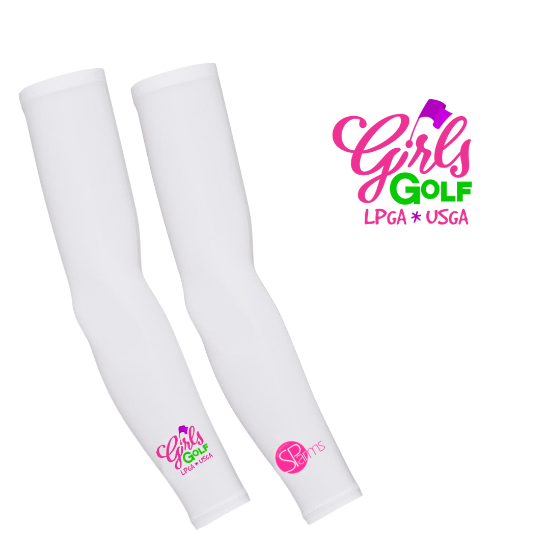 Sparms UPF50+ Arm Sleeves Limited Edition Girl's Golf Custom Logo
