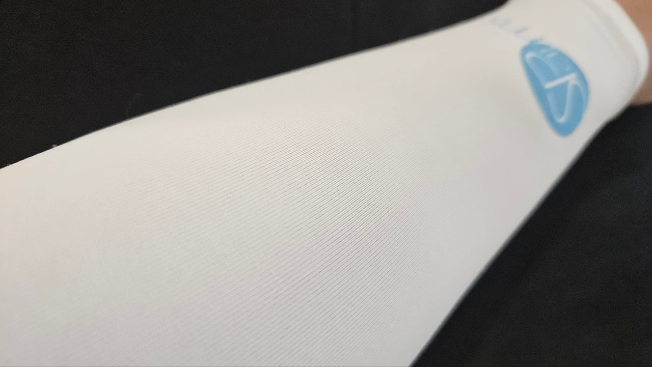 Manchons UV Louis Garneau Speed Bolero – Blanc – Protection Solaire UPF50+