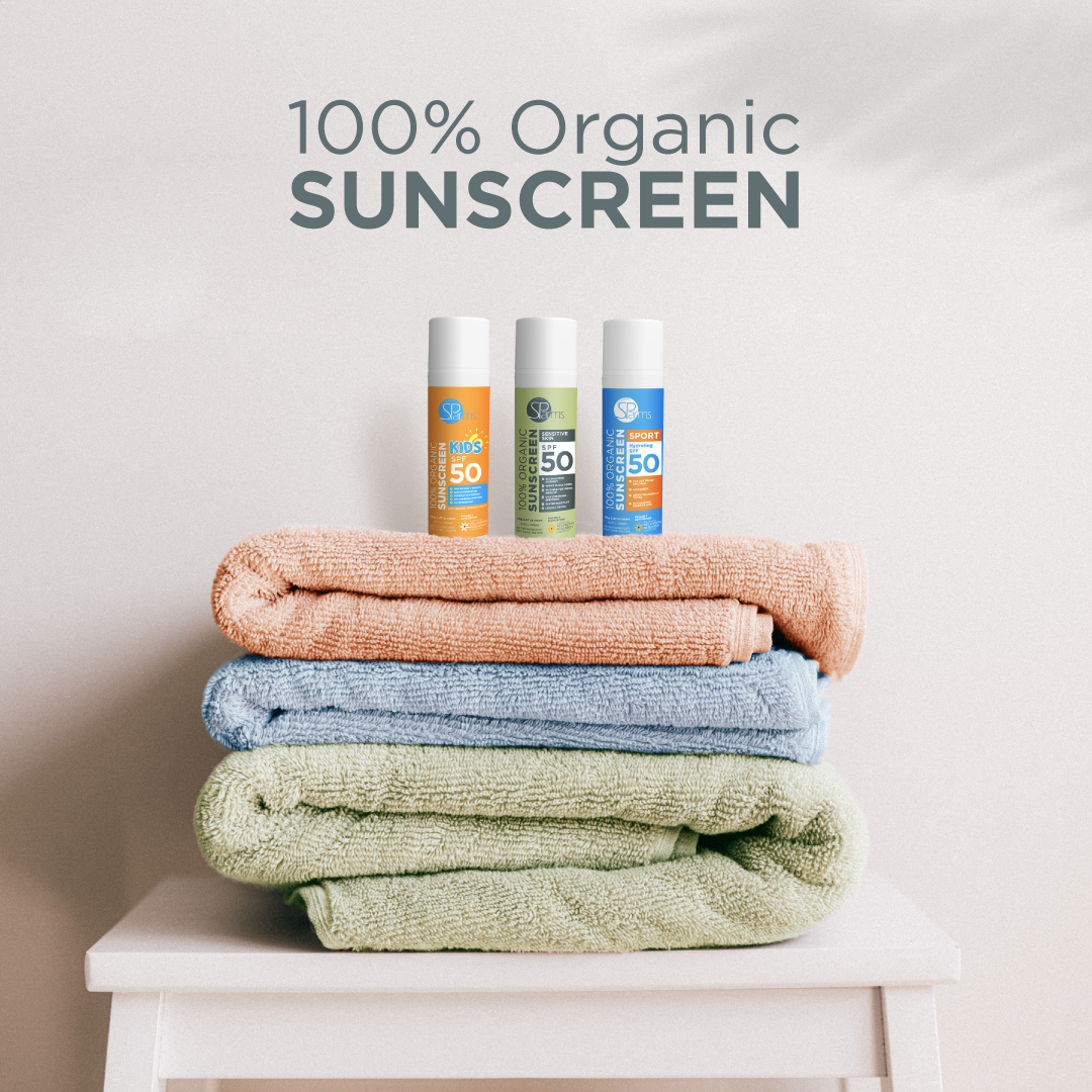 100% Organic Sensitive Skin Sunscreen SPF 50