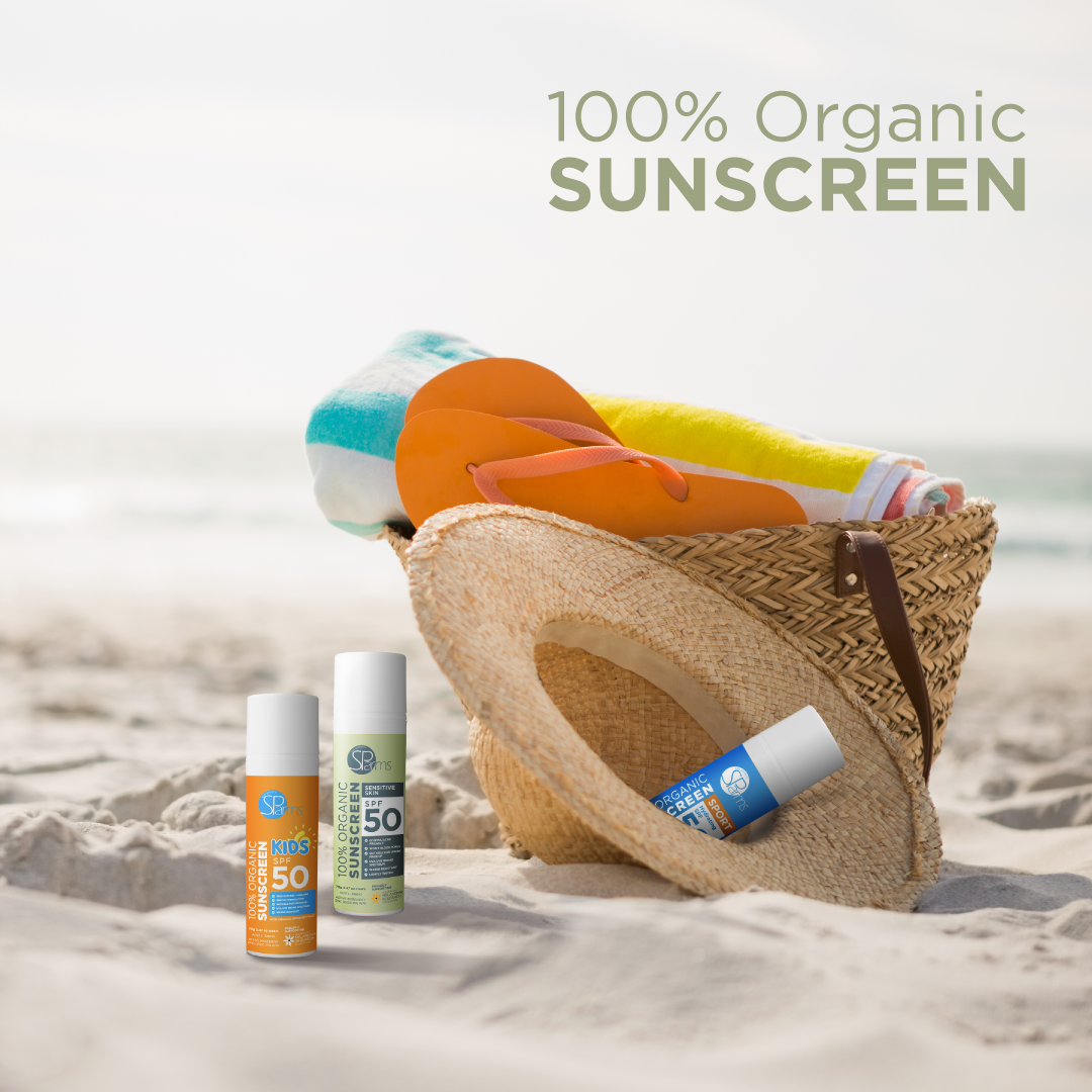 100% Organic Sensitive Skin Sunscreen SPF 50