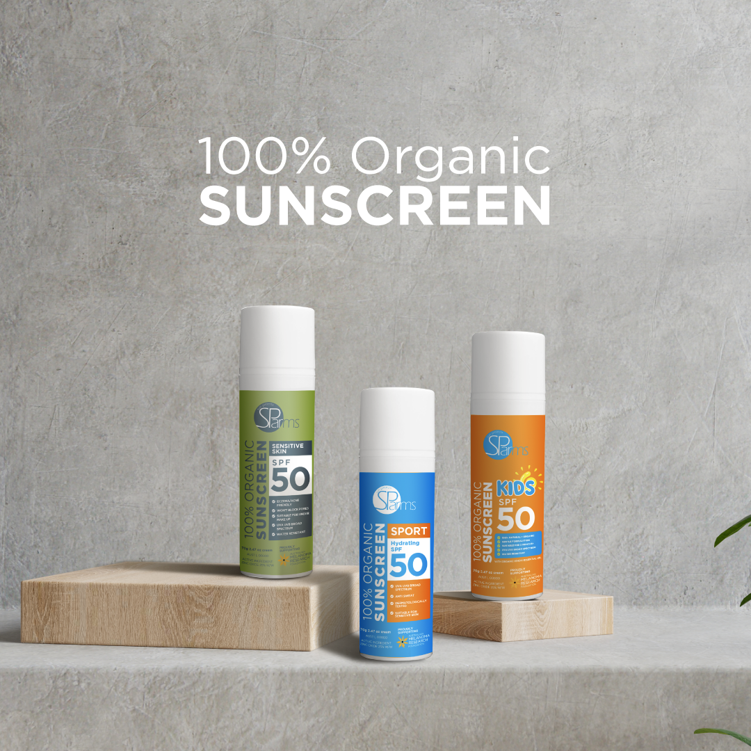 100% Organic Sensitive Skin Sunscreen SPF 50