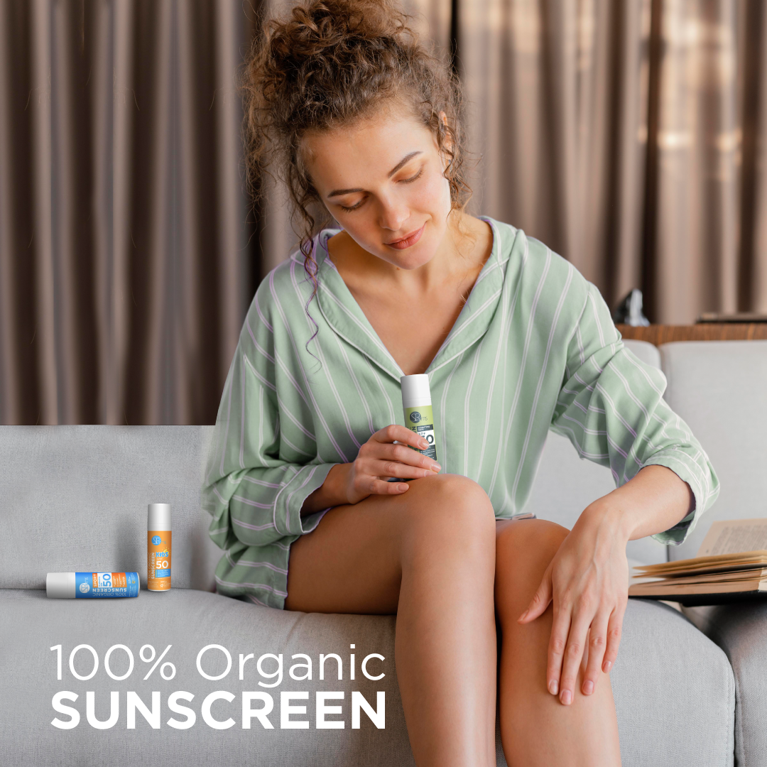 100% Organic Sensitive Skin Sunscreen SPF 50