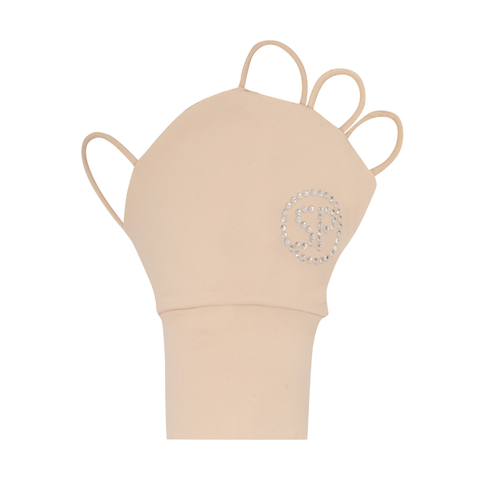SP Glove (Palmless sun glove) - Crystal logo [Beige] - SParms