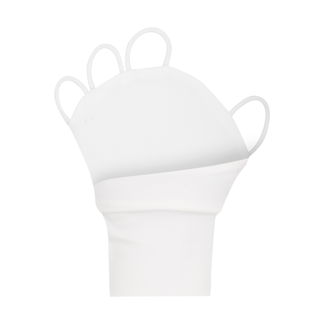SP Glove (Palmless sun glove) - Crystal logo [White] - SParms
